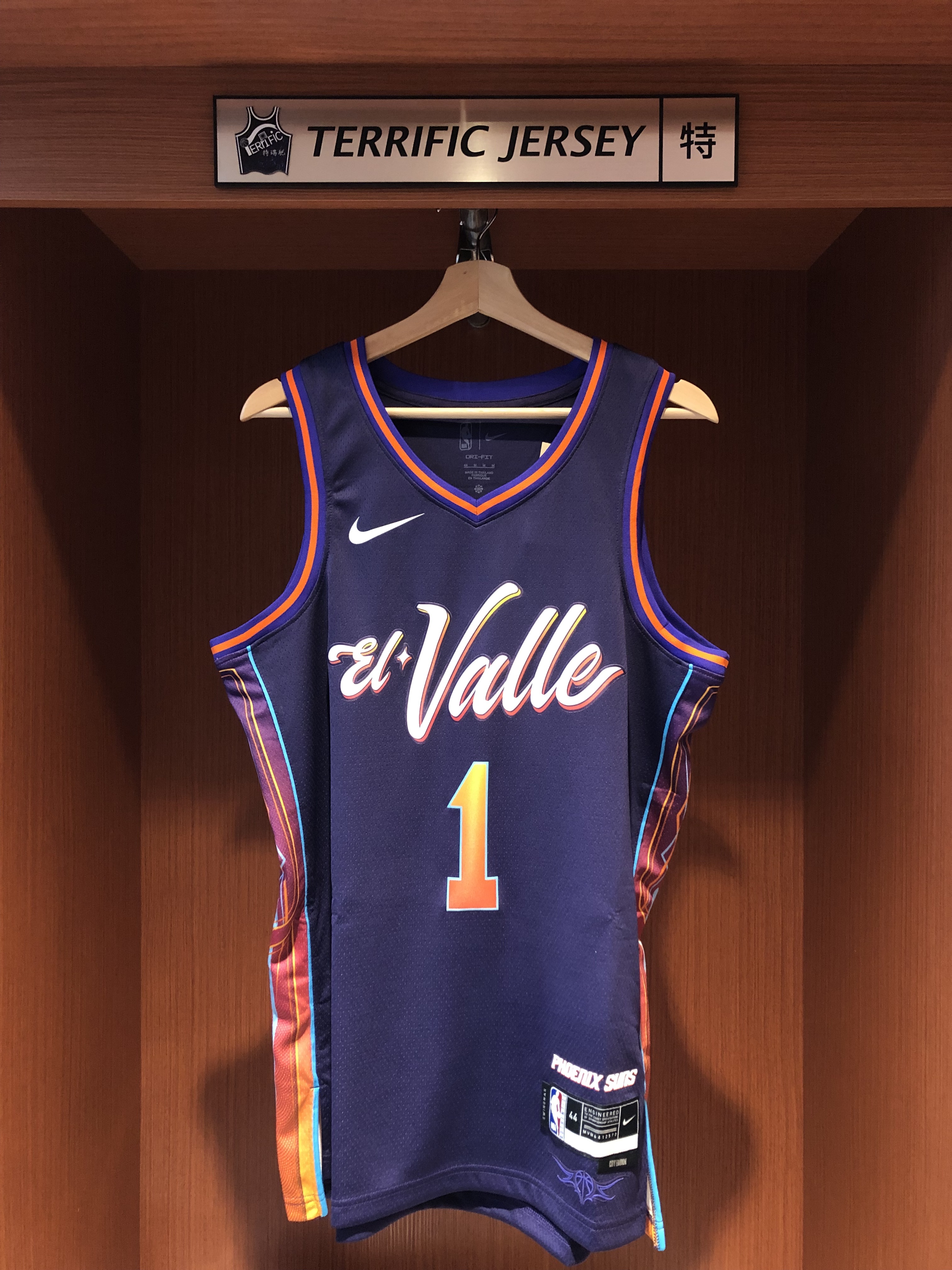 NBA球衣 Devin Booker 鳳凰城太陽城市 City Nike Swingman 球迷版 熱轉印 全新