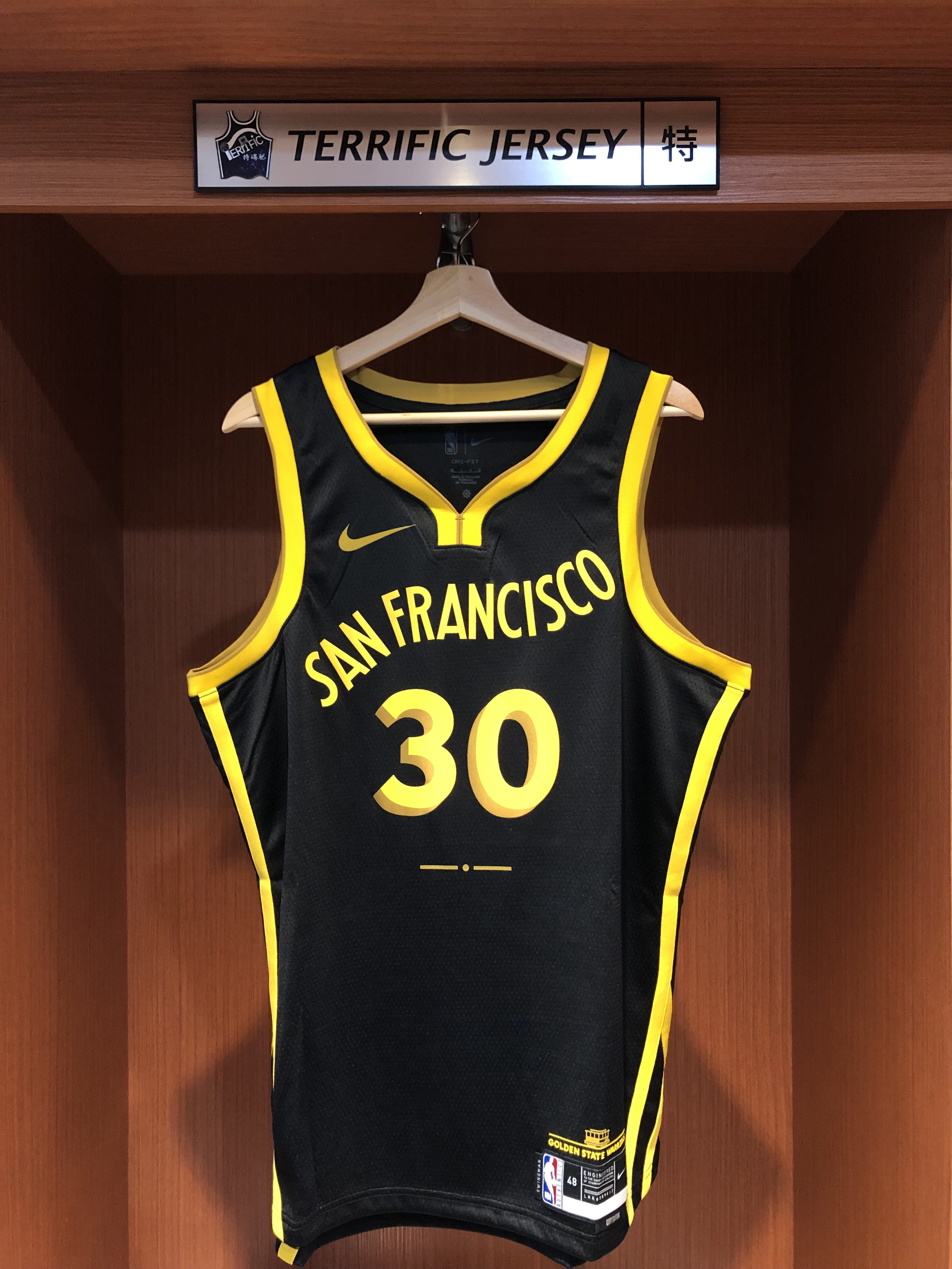 NBA球衣 Stephen Curry 金州勇士城市 黑 City Nike Swingman 球迷版 熱轉印 全新