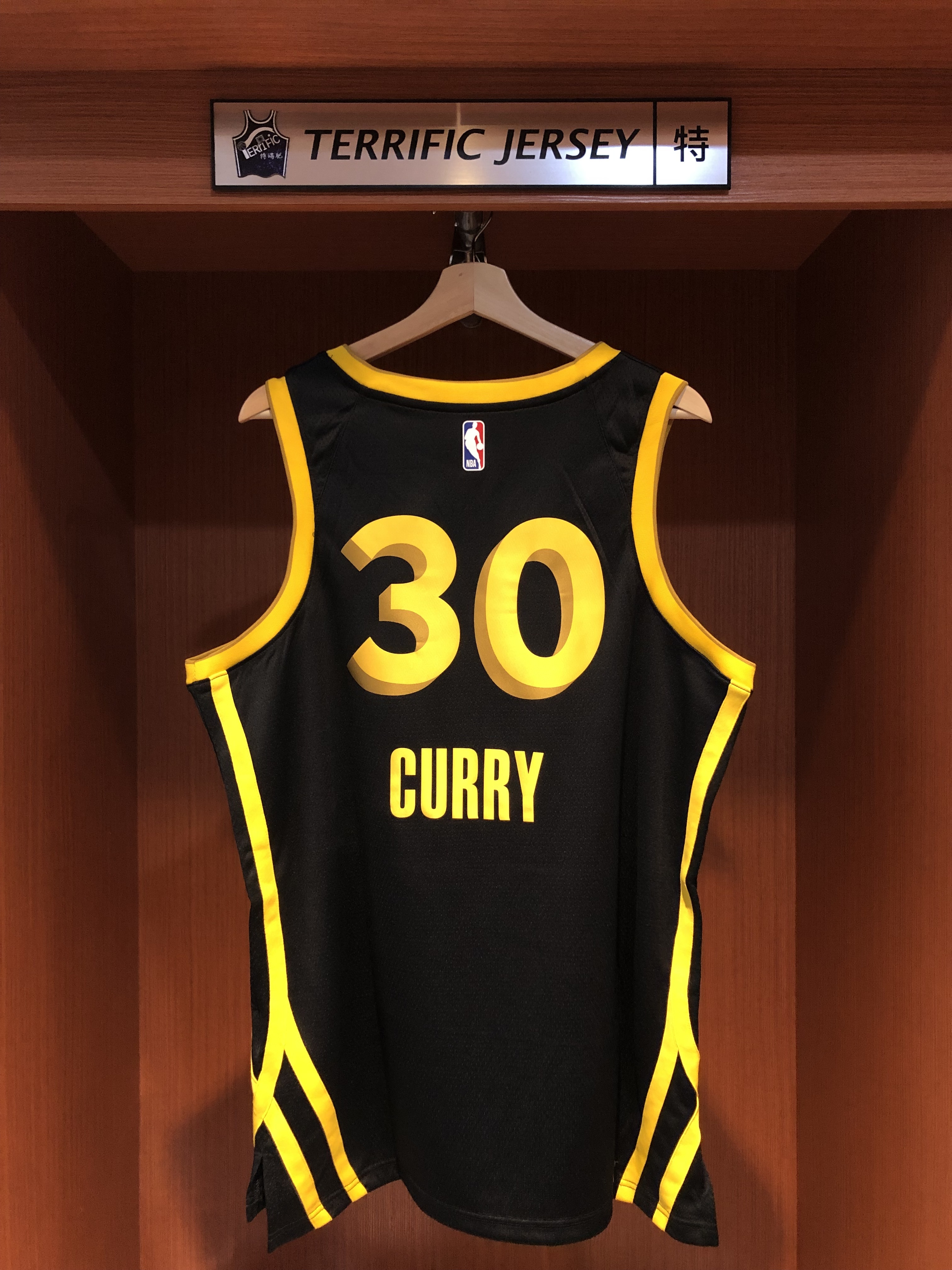 NBA球衣 Stephen Curry 金州勇士城市 黑 City Nike Swingman 球迷版 熱轉印 全新