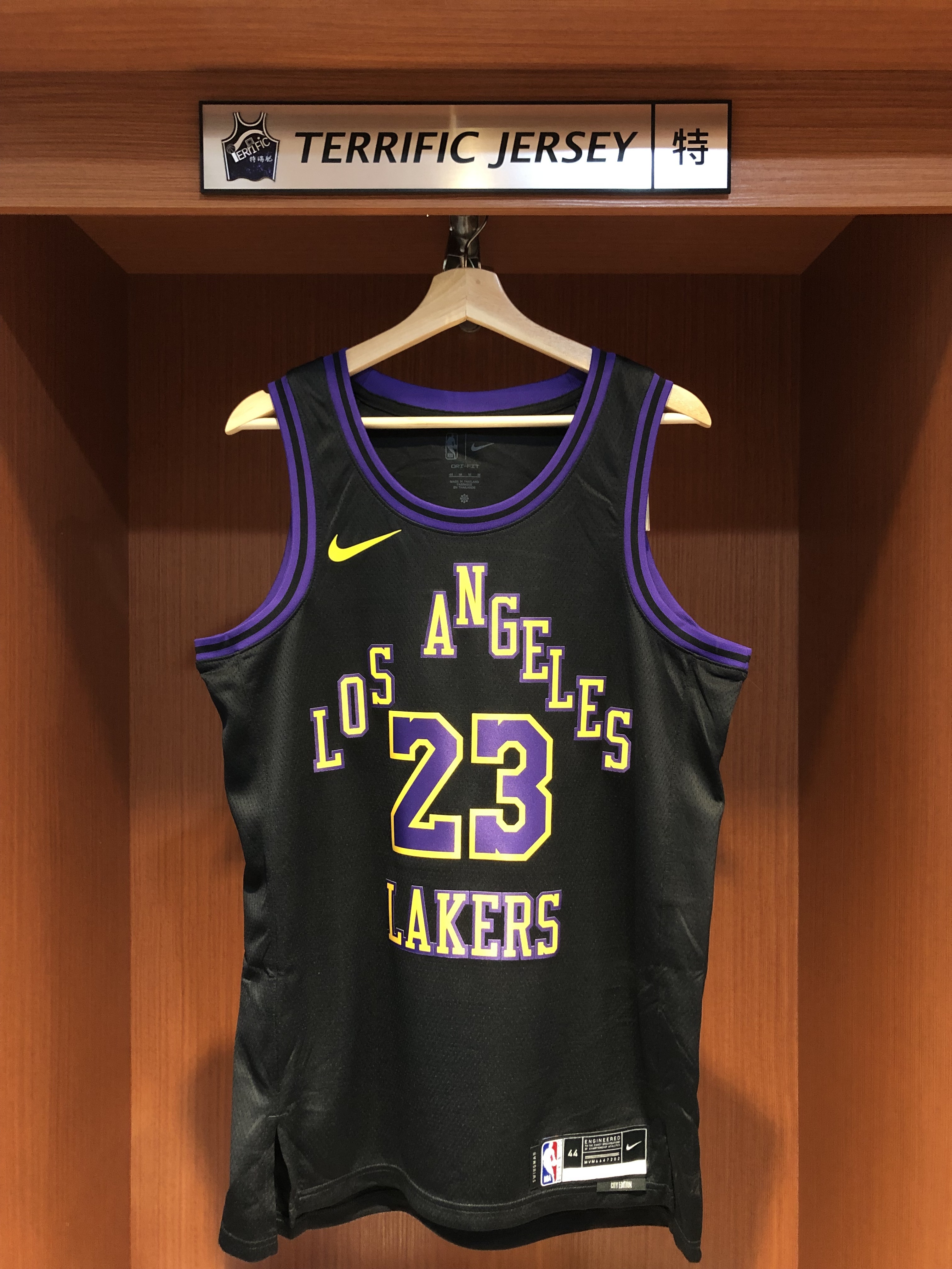 NBA球衣 Lebron James 洛杉磯湖人城市 City Nike Swingman 球迷版 熱轉印 全新