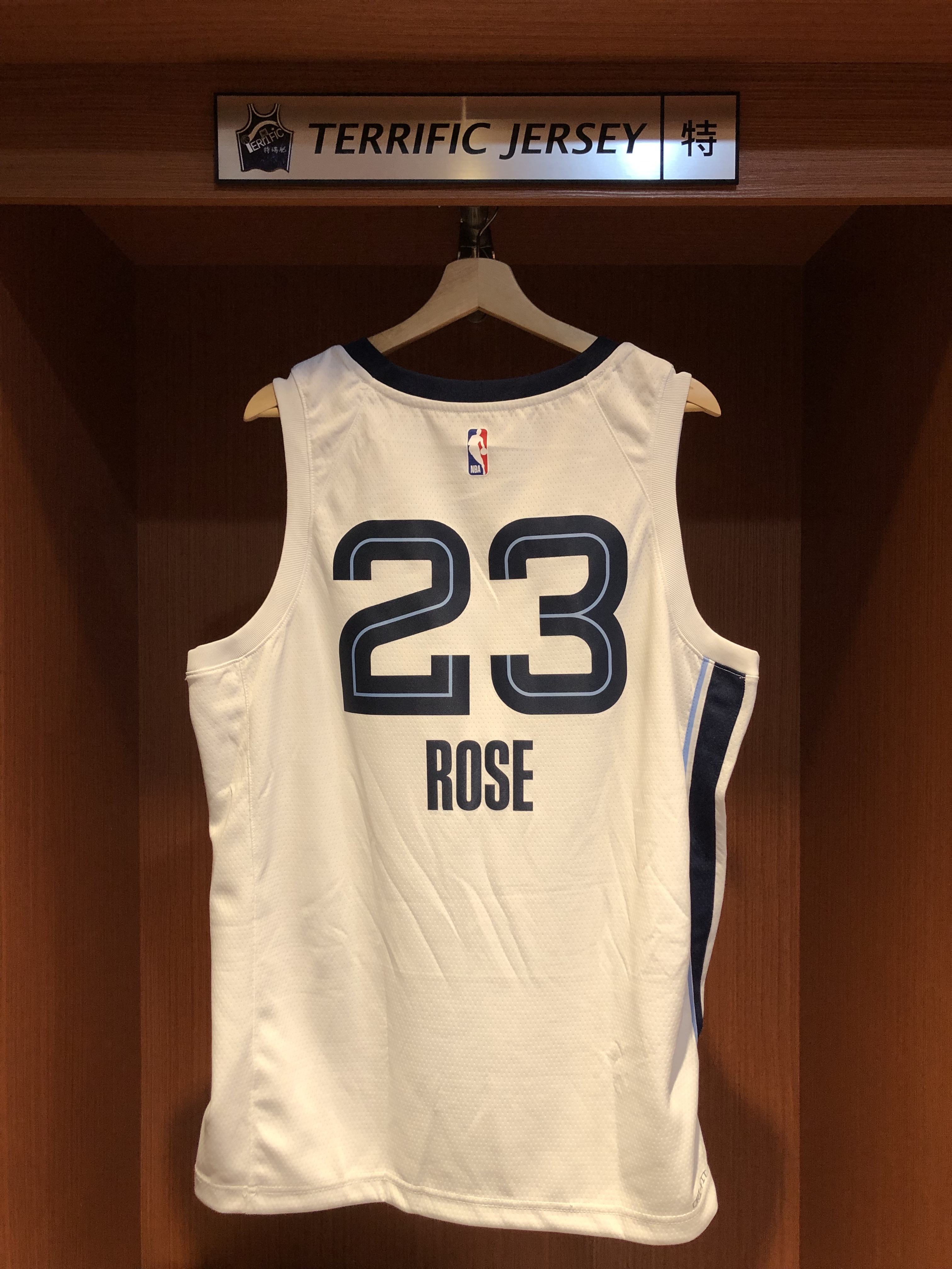 NBA球衣 Derrick Rose 曼菲斯灰熊白 Association Nike Swingman 球迷版 熱轉印 全新