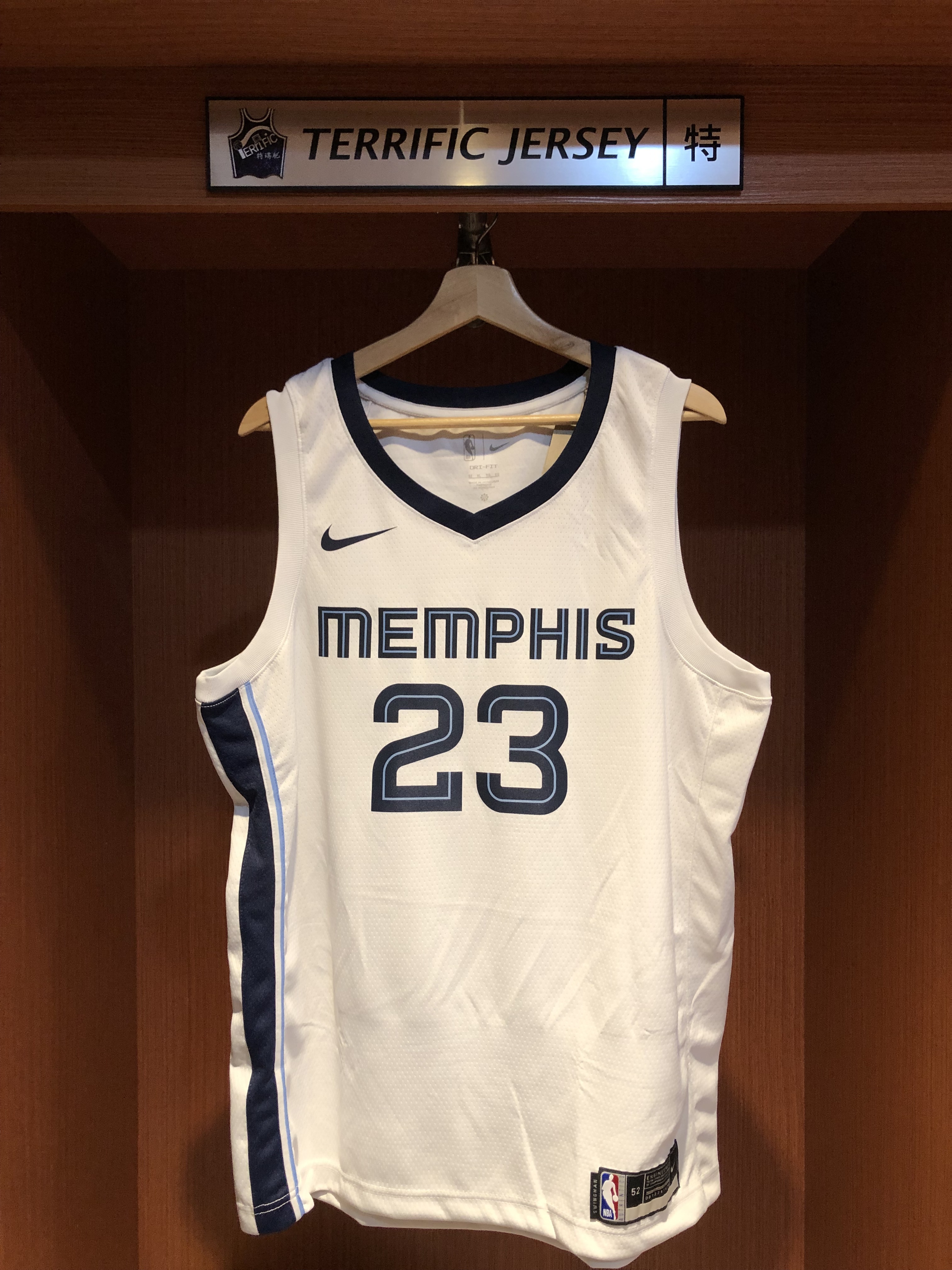 NBA球衣 Derrick Rose 曼菲斯灰熊白 Association Nike Swingman 球迷版 熱轉印 全新