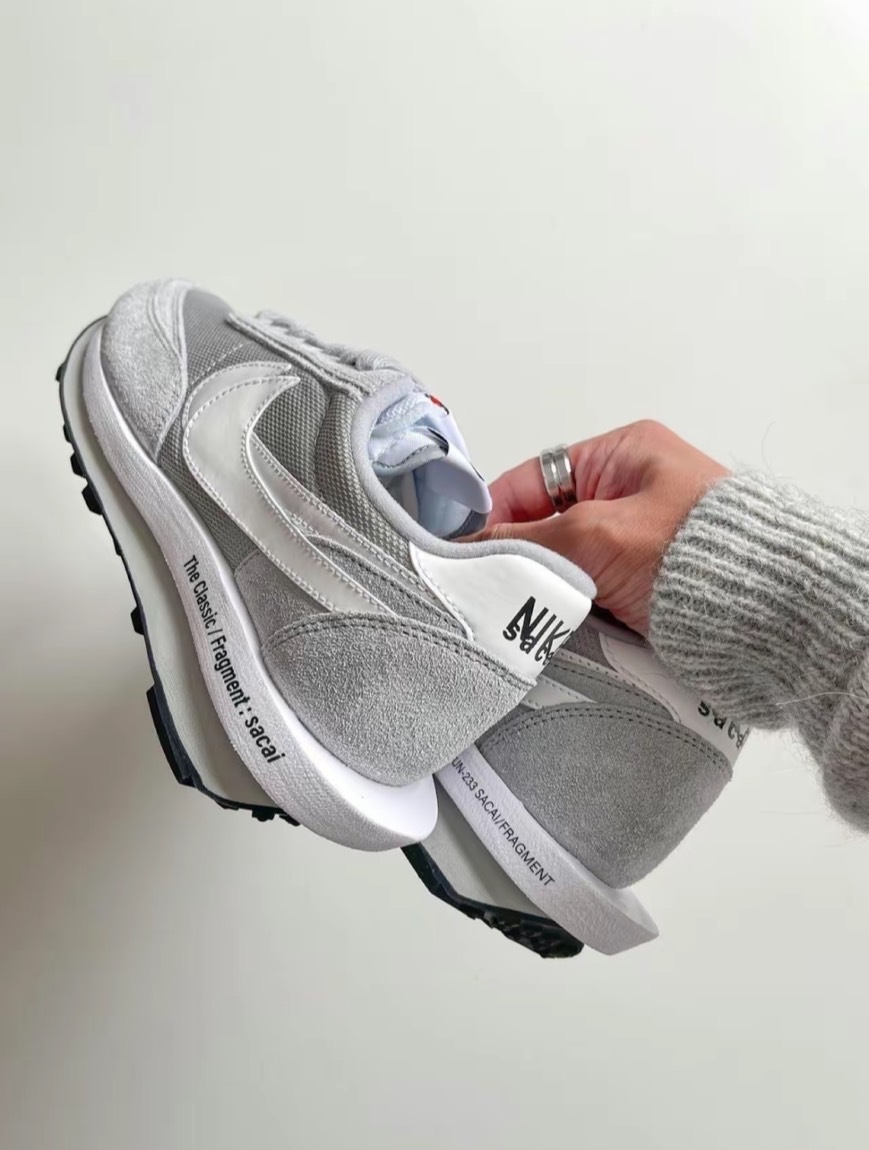 Sacai X Fragment Design X Nike 三方聯名 白灰 DH2684001