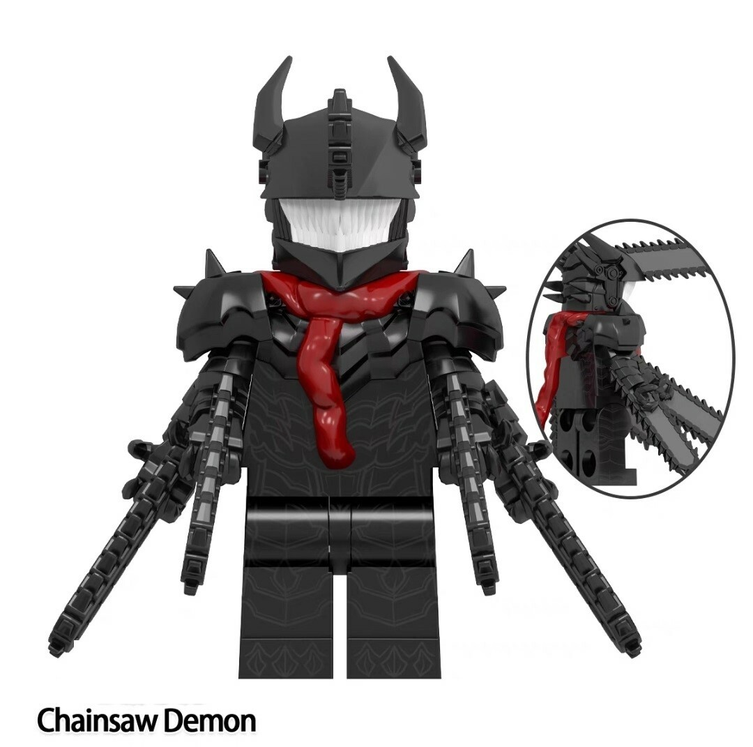 Chainsaw Demon Minifigures Minifigs Fit Lego WM2565A