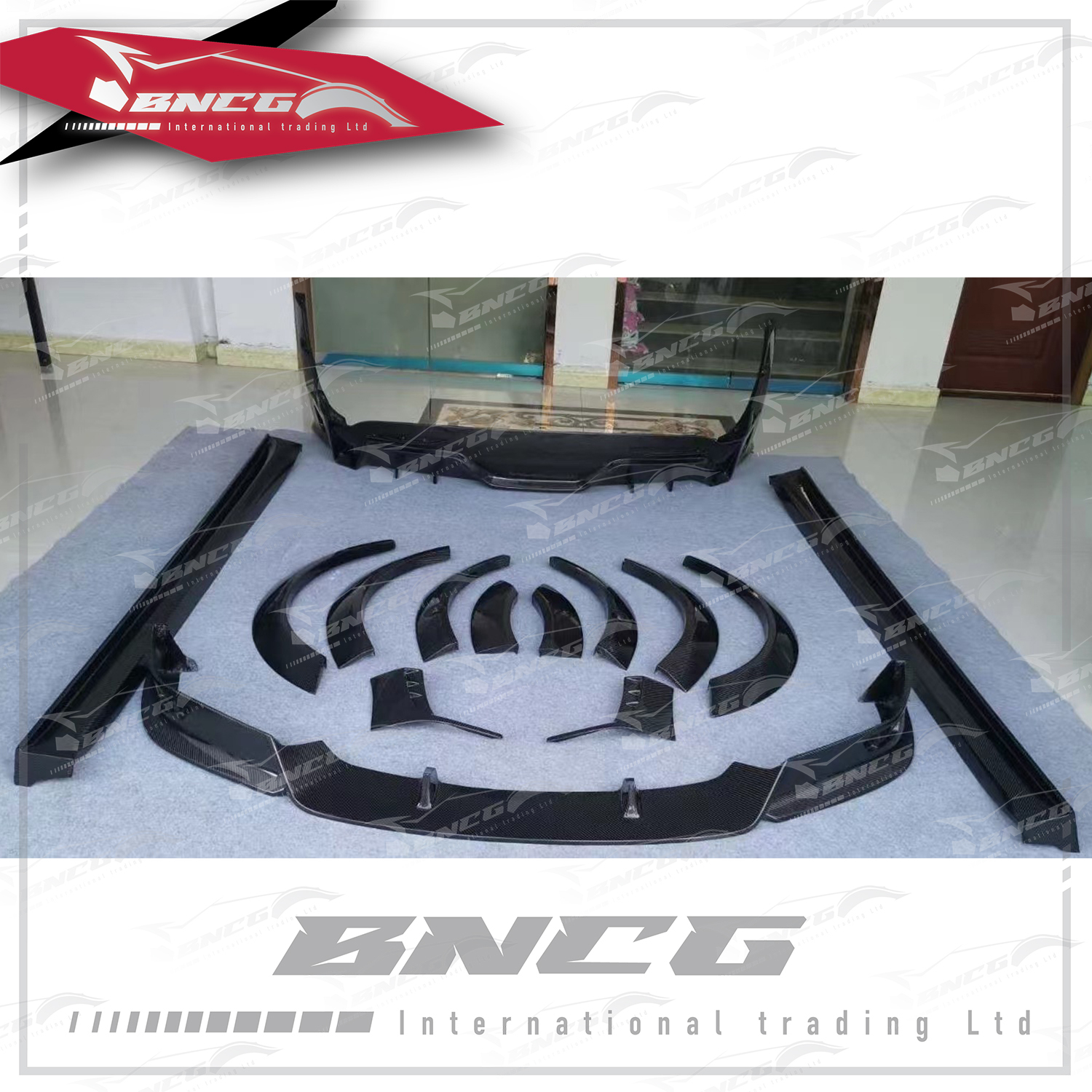 特斯拉 Tesla Model X 卡夢 碳纖維 外觀件 空力套件 Topcar款 前後下巴 側裙 輪弧