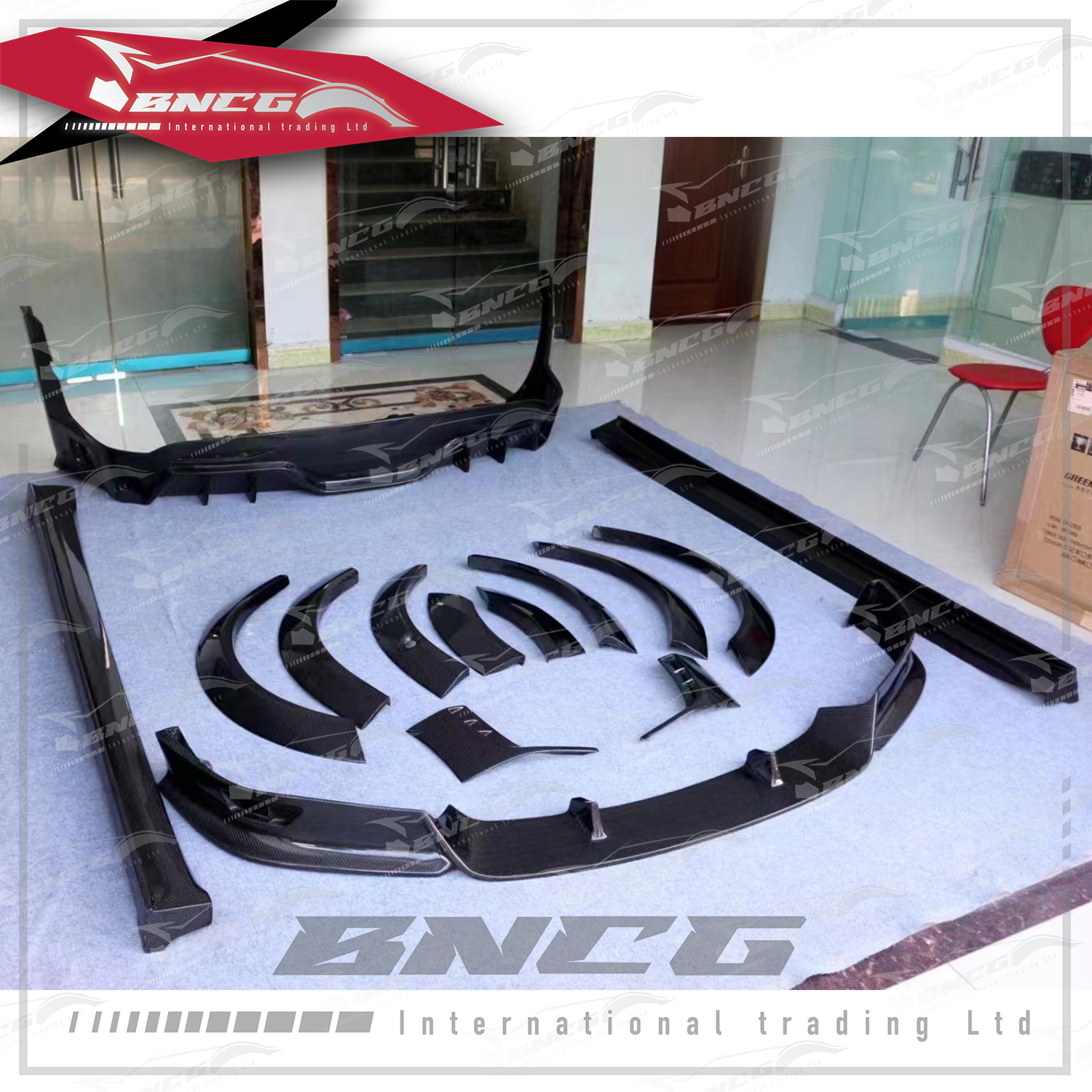 特斯拉 Tesla Model X 卡夢 碳纖維 外觀件 空力套件 Topcar款 前後下巴 側裙 輪弧