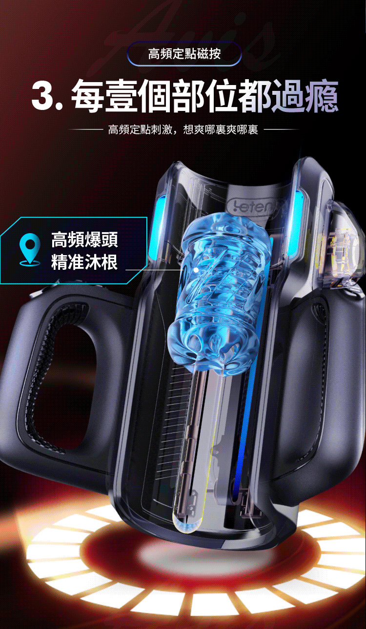 Leten|炮王 Pro|沉浸式活塞電動飛機杯