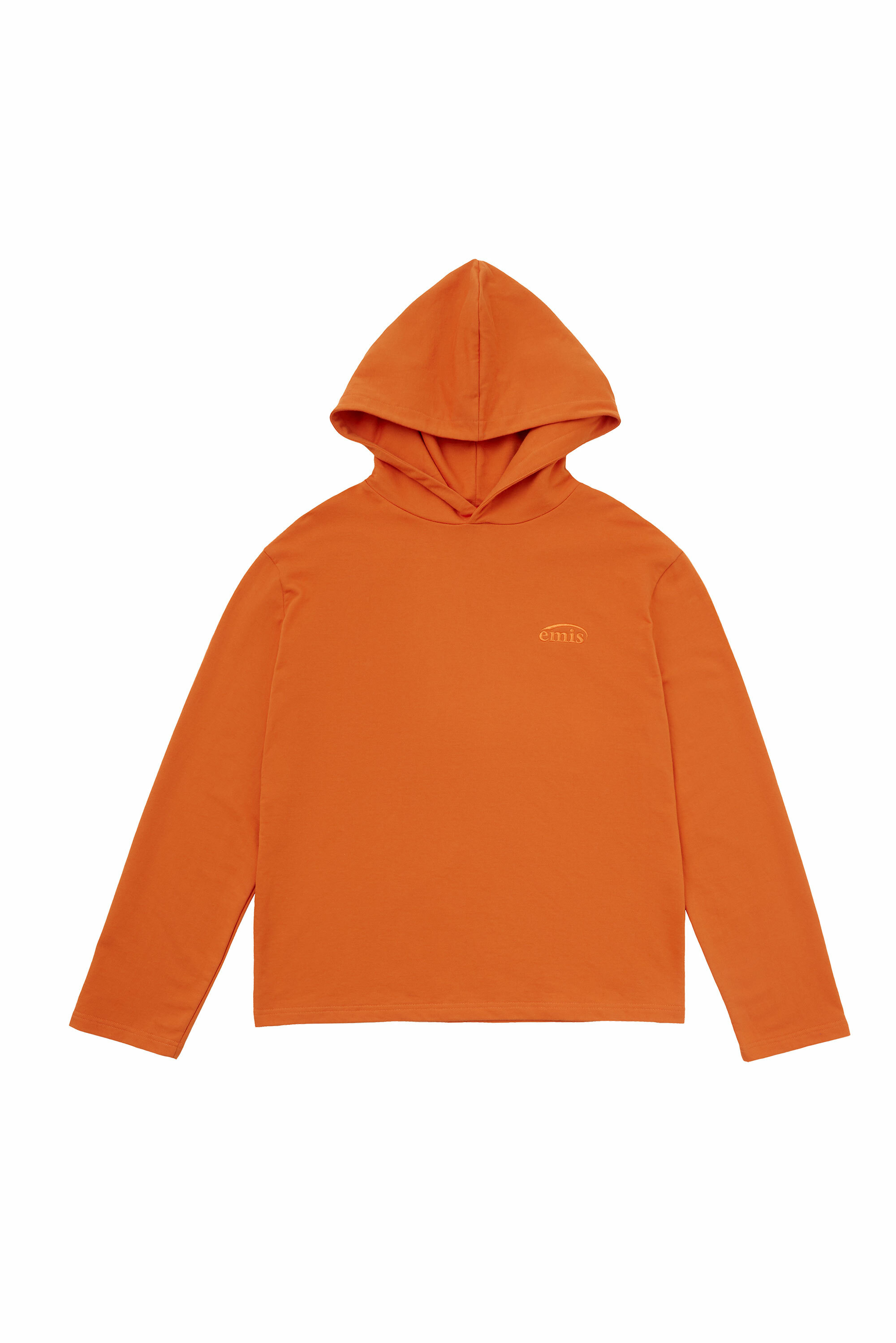 emis HOOD T-SHIRT - ORANGE