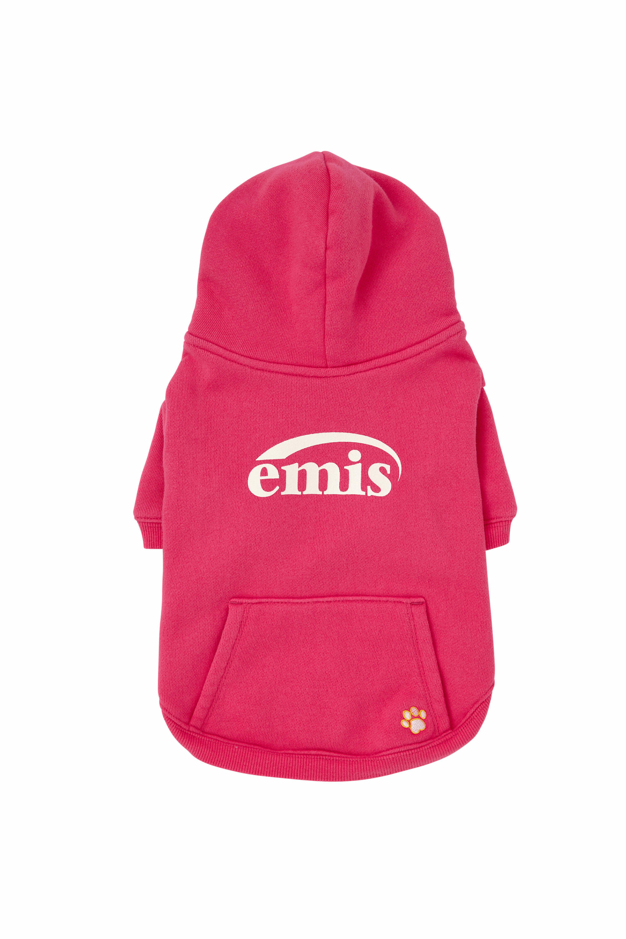 emis [PET] NEW LOGO BIG HOODIE - HOT PINK