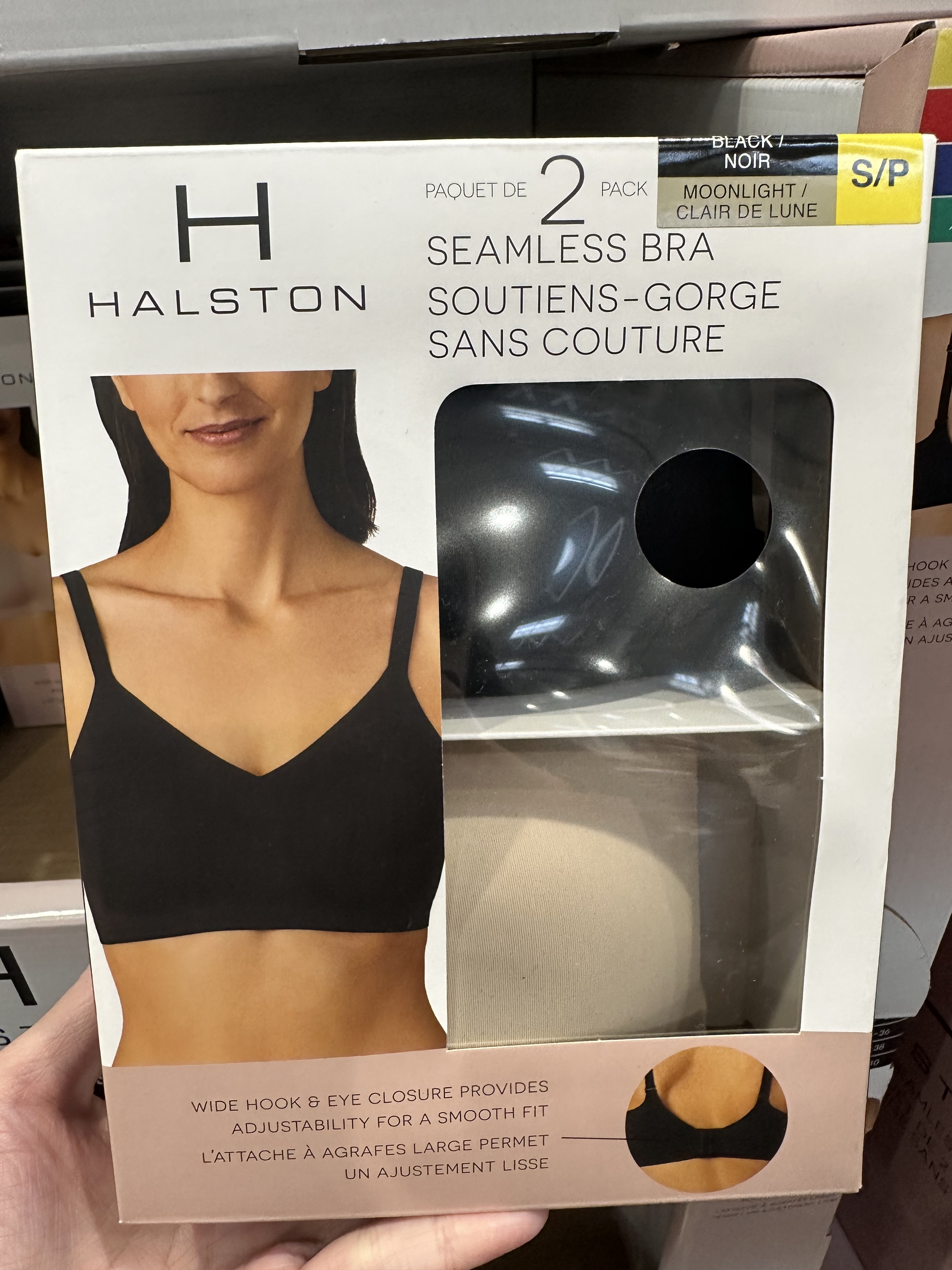 Halston Seamless Bra, 2-pack – makstudio