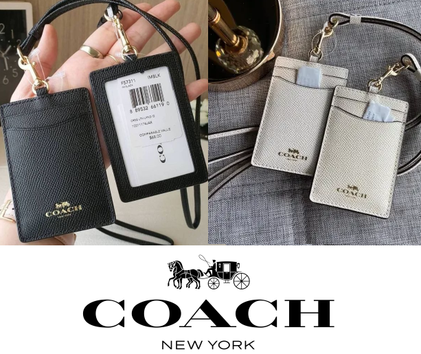 【現貨】COACH F111304 掛頸卡套