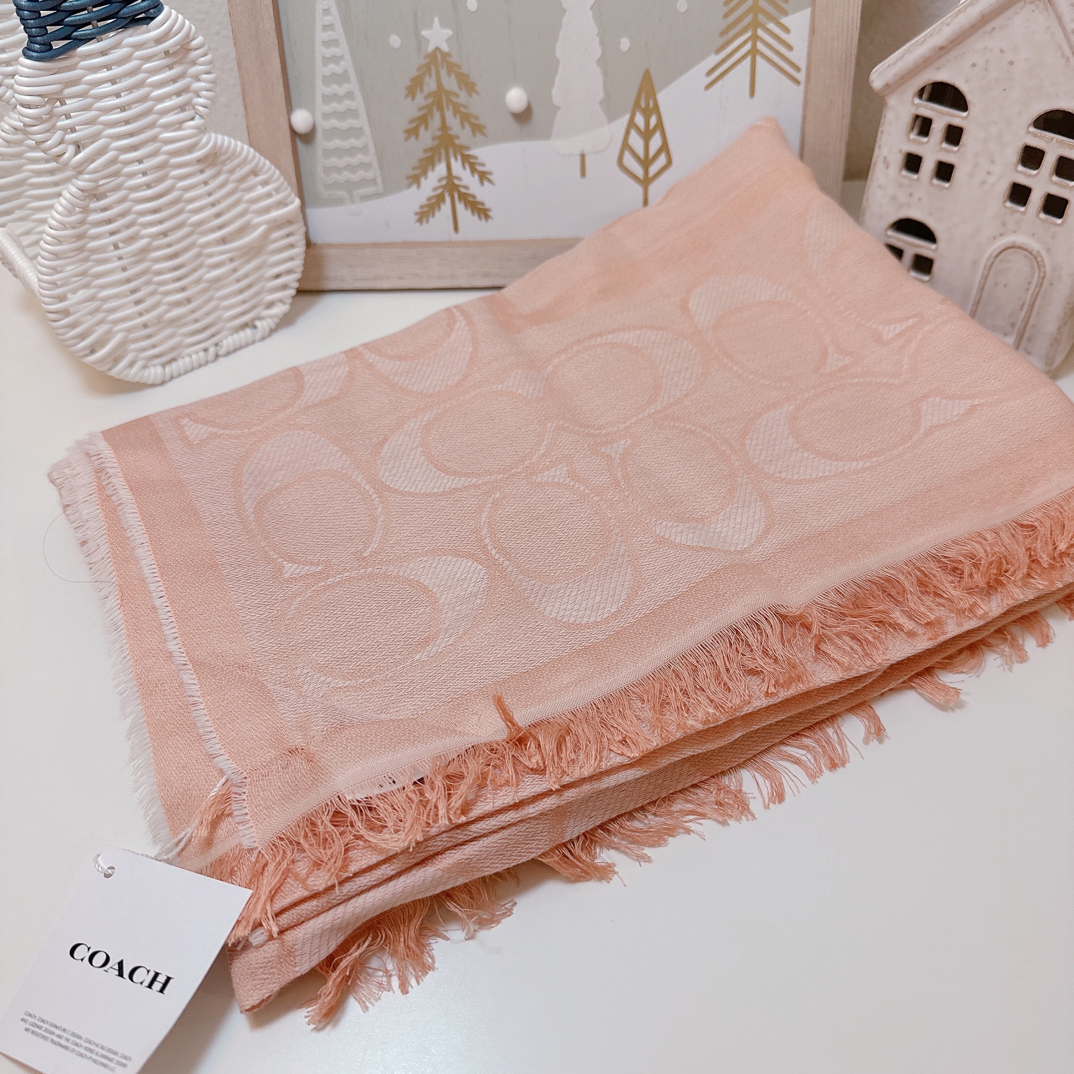 ［美國現貨］Coach Signature Shawl