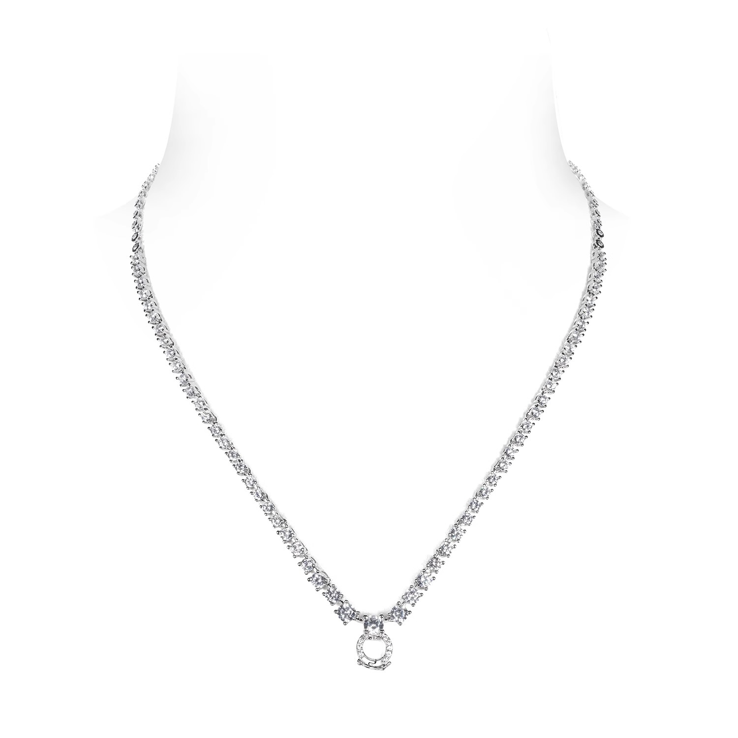 時尚百搭两用項鍊長款  925銀項鍊