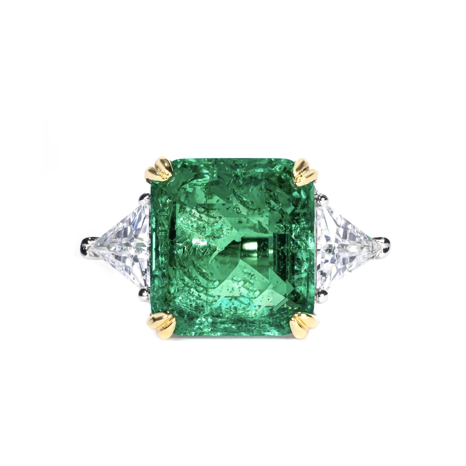 極簡綠戒指  925銀戒指