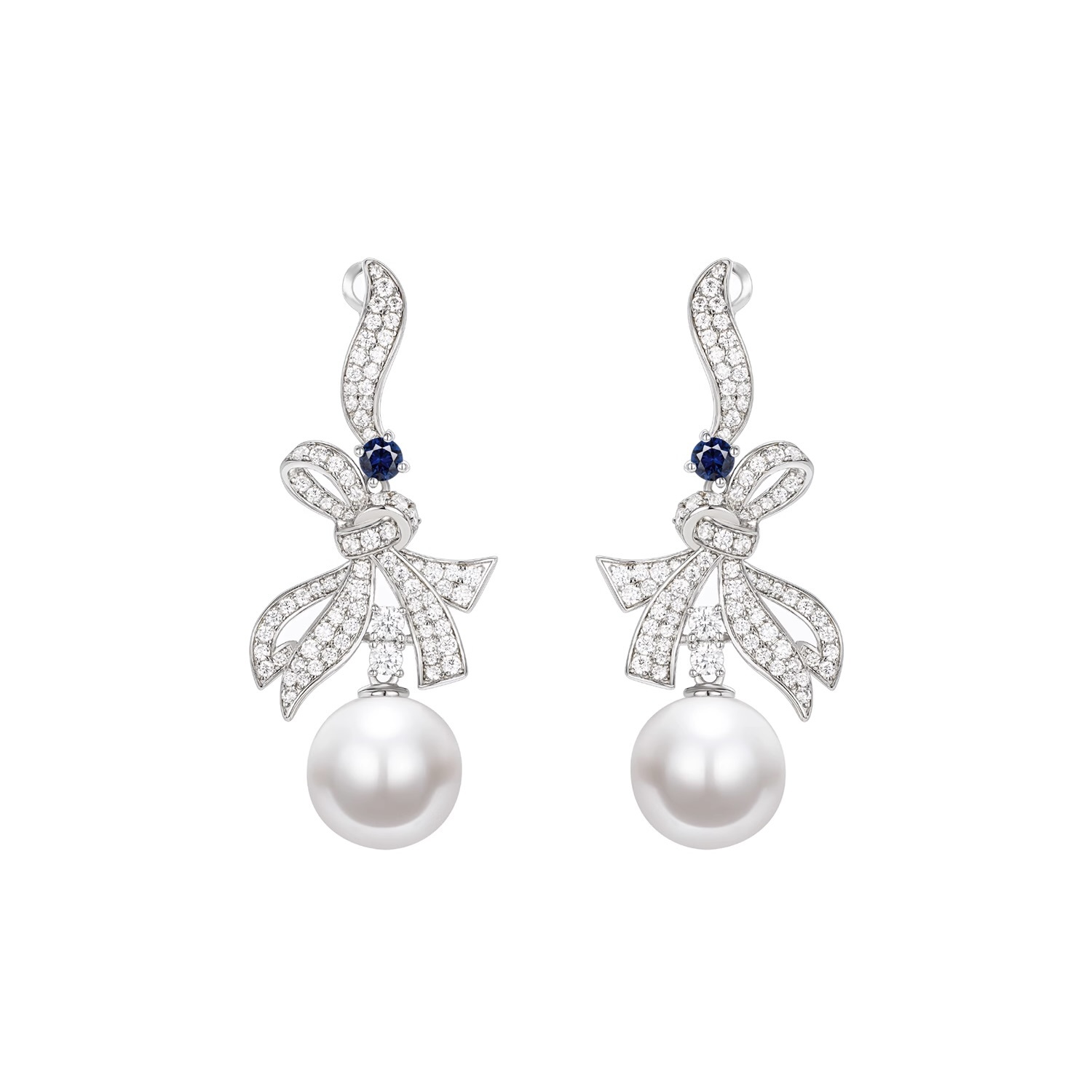 仿珍珠耳釘  925銀耳釘