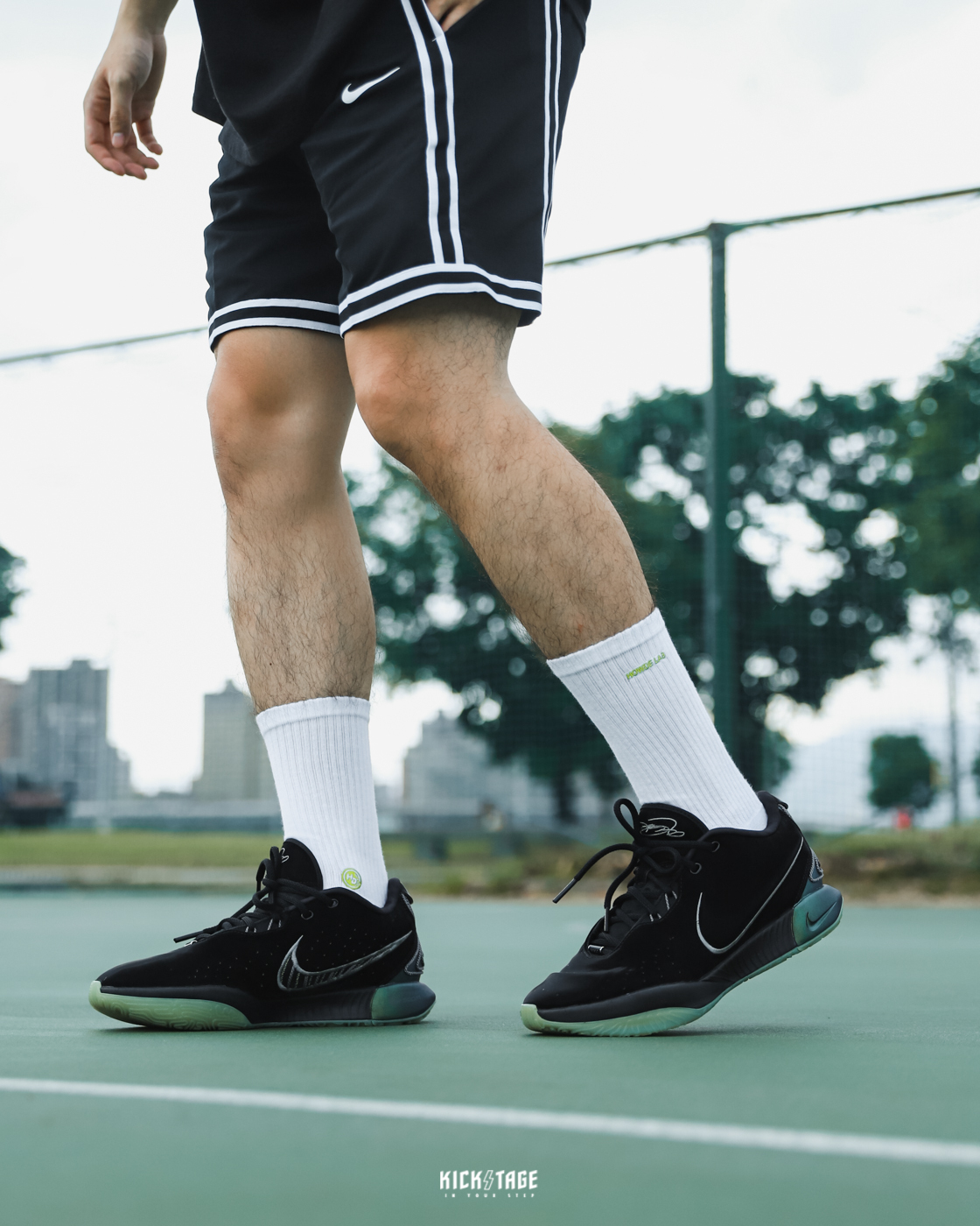 男鞋 NIKE LEBRON XXI TAHITIAN 黑綠 緩震 實戰 運動 籃球鞋【FB2236-001】LBJ21 小皇帝 LBJ