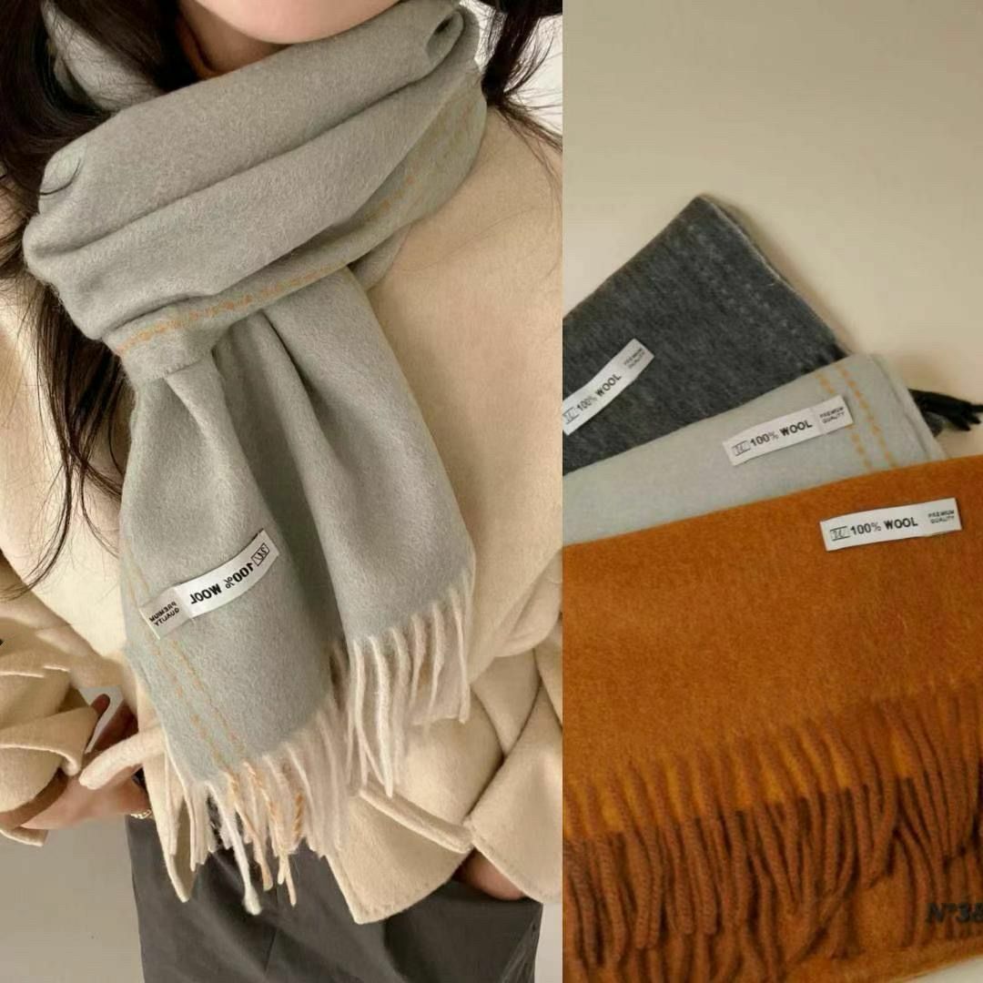 AS#14214🤎100%wool大牌明線設計