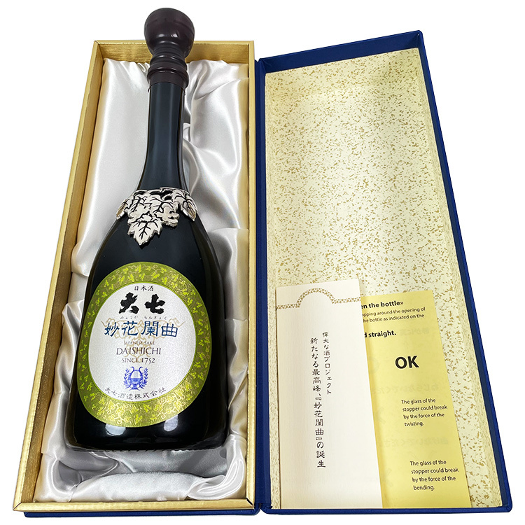 【SEC】大七　妙花闌曲　生酛純米大吟醸　製造2021.10 大七酒造妙花闌曲Grande‧Cuvee 生酛純米大吟釀雫原酒－專家推薦