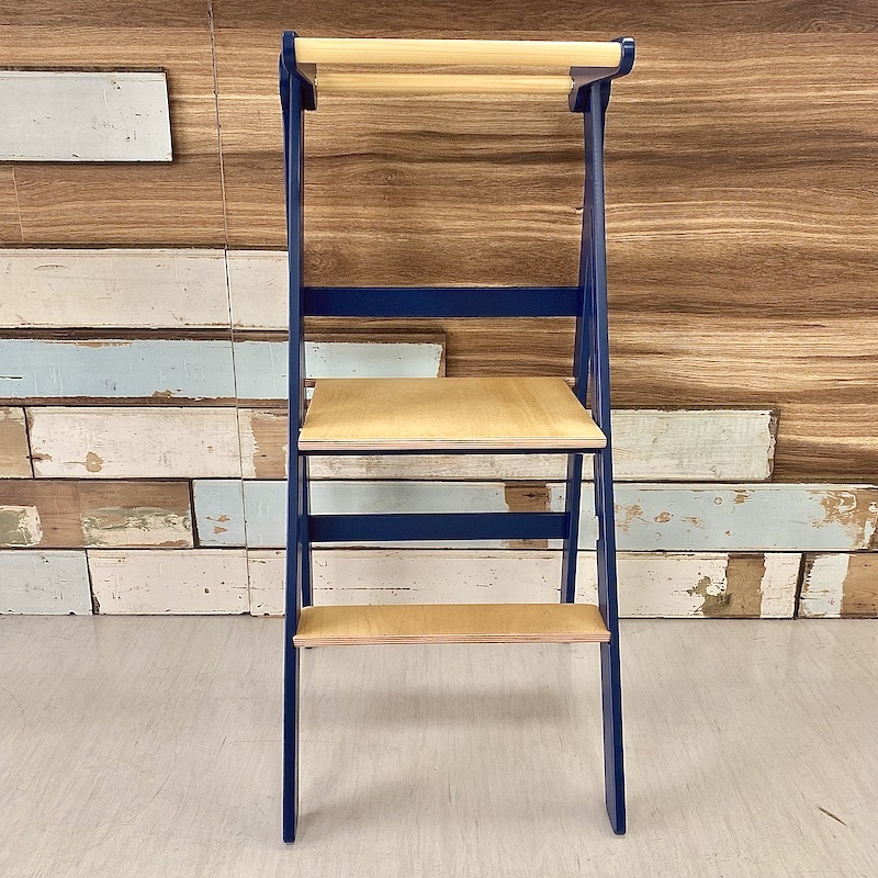 寶石藍 | LELEKA樂樂咖 輕薄款兒童學習梯