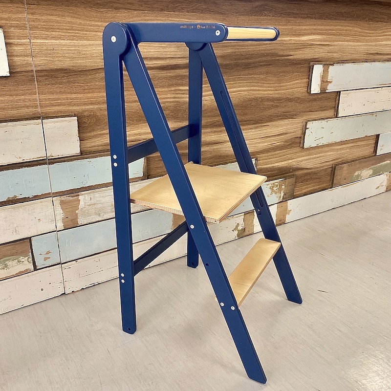 寶石藍 | LELEKA樂樂咖 輕薄款兒童學習梯