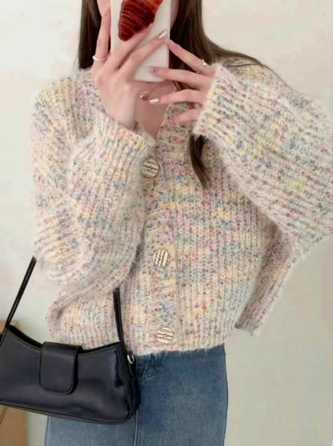 TOP#14220🤎幻線鬆毛衣