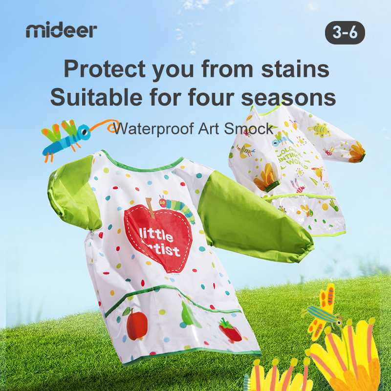 手指畫防水衣-好餓的毛毛蟲