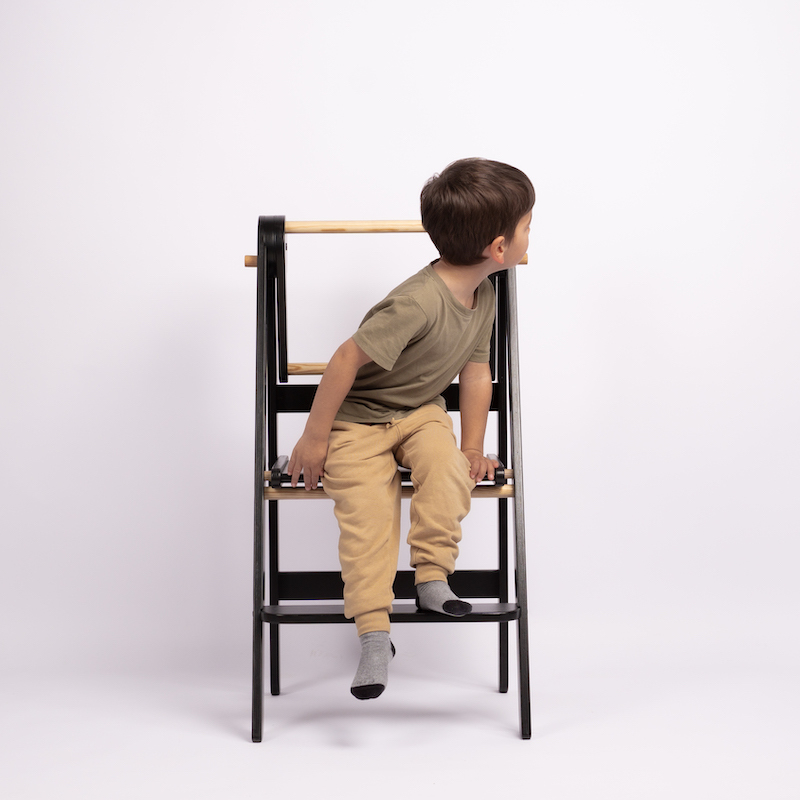 單人款-曜石黑 | PEAK旗艦款兒童學習梯