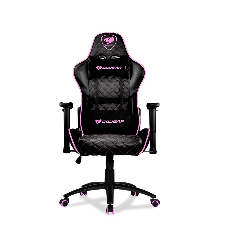 米特3C數位–COUGAR 美洲獅 ARMOR ONE 電競椅 黑色/黑橘/粉色