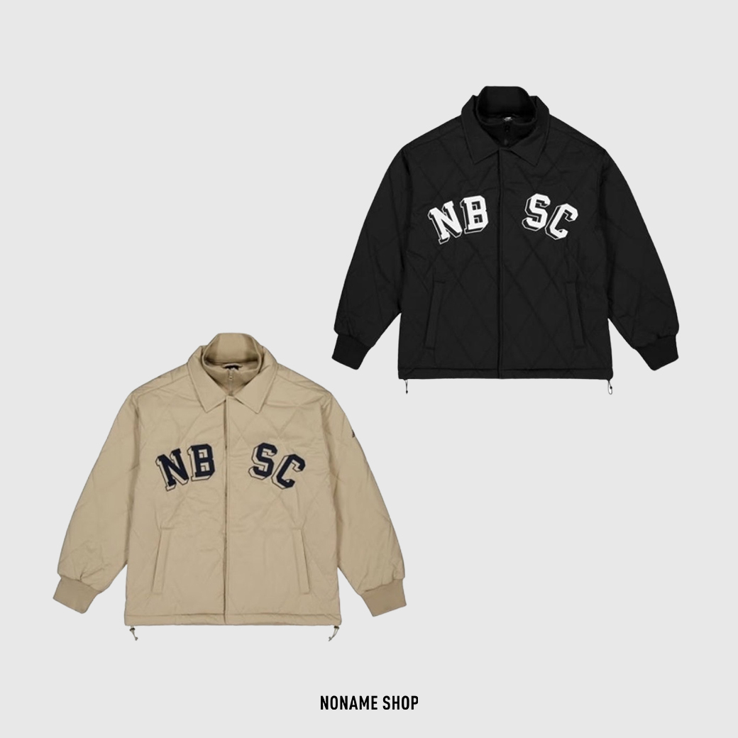 NEW BALANCE NB 字母 翻領 拉鍊 工裝 外套 菱格紋 兩色 (男款)