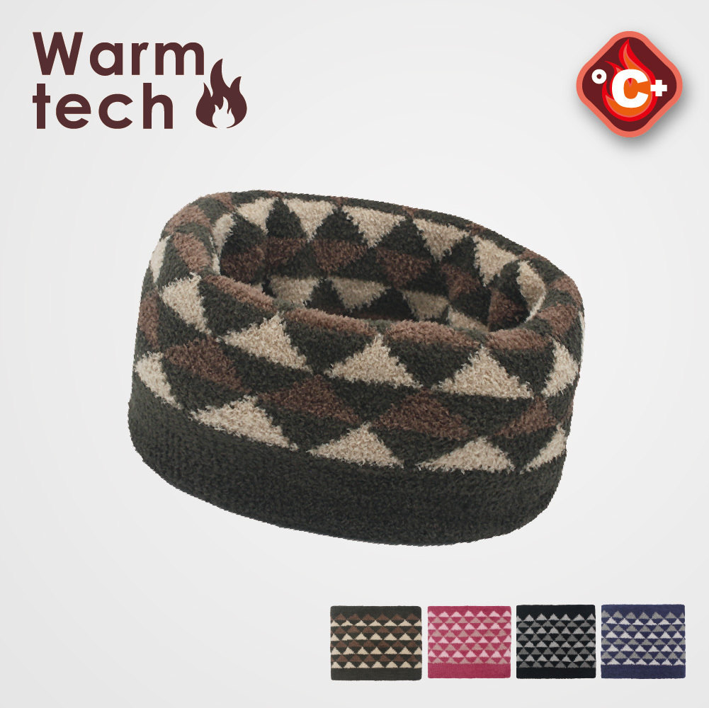 【肌暖】台灣製 經典雙色款 麋鹿刺繡三角形保暖圍脖丨B9239