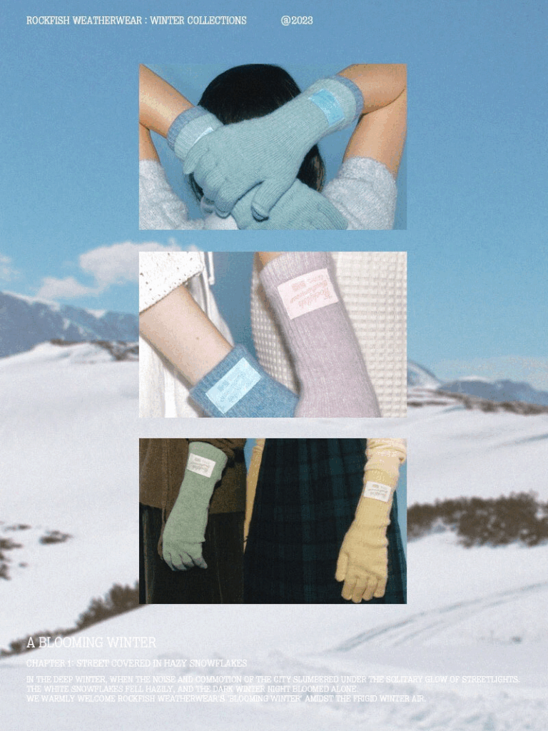 Rockfish Weatherwear Fluffy Long Gloves [9 colors]