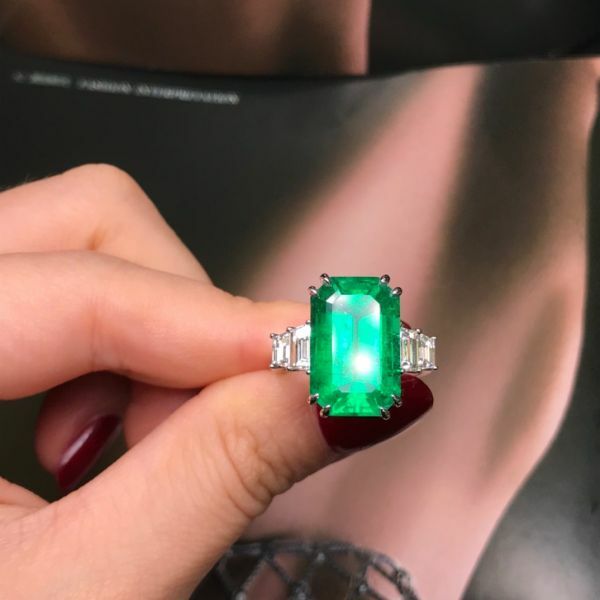 8.67無油祖母綠戒指