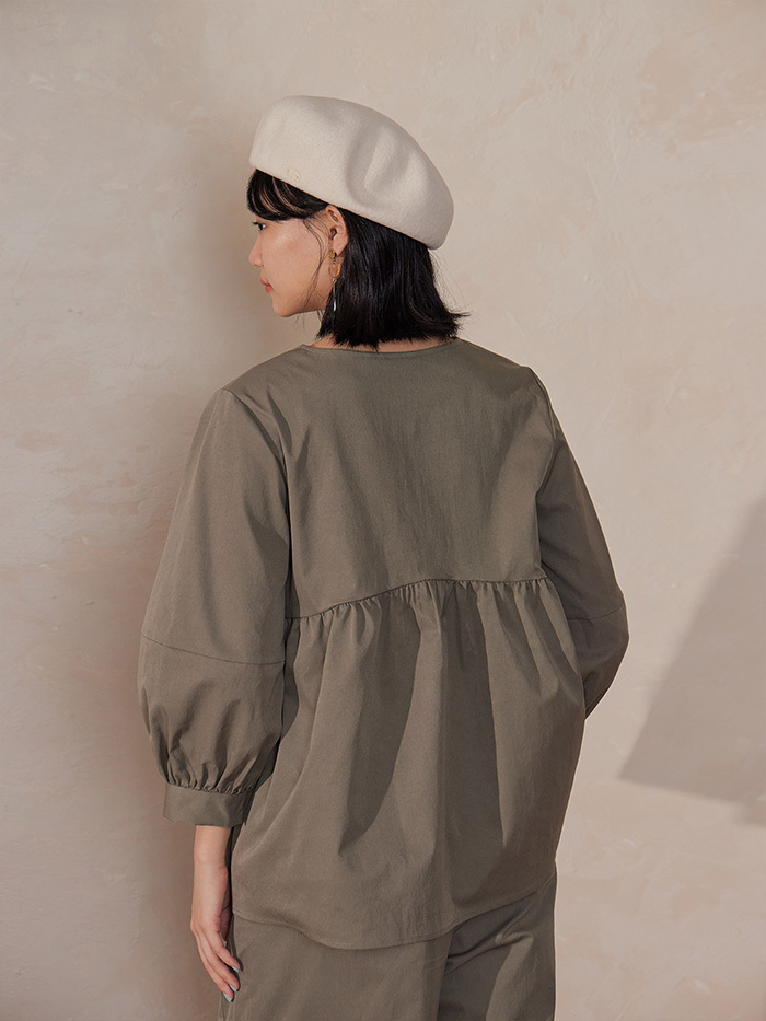 Beverly貝雷帽-繽紛白