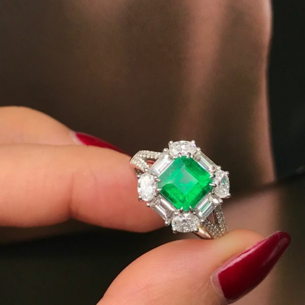 1.94ct 祖母綠戒指