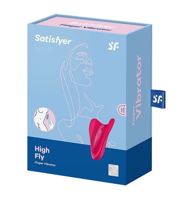 Satisfyer High Fly 手指震動器 紅色