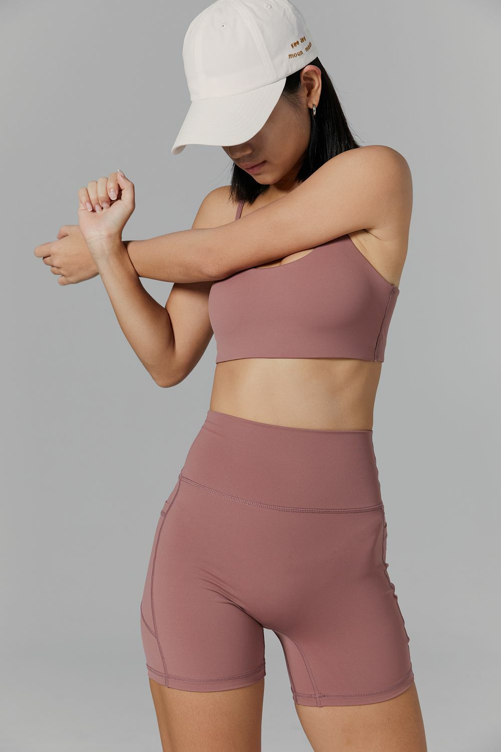 KID ® Koojou x moun moun 流線口袋運動四分短褲