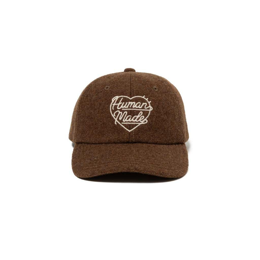 2023AW HUMAN MADE 6 PANEL WOOL CAP LV愛心 羊毛帽子 老帽 現貨