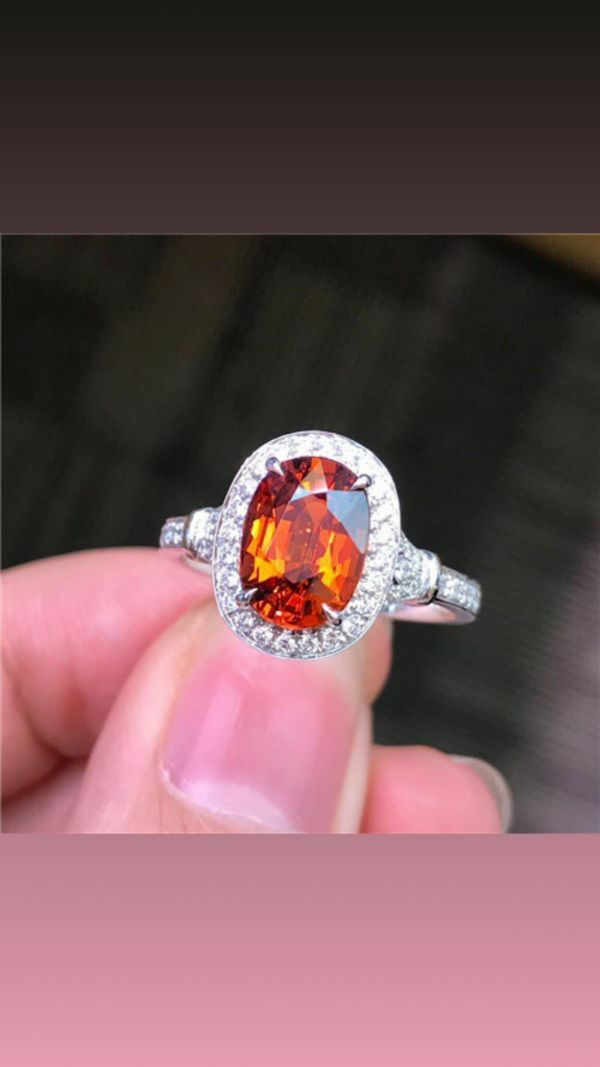 2.62ct 天然芬達石戒指