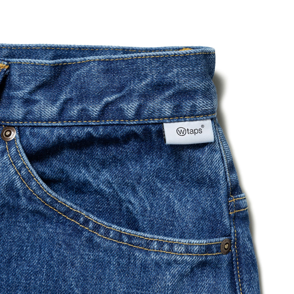 2022AW WTAPS BLUES STRAIGHT TROUSERS DENIM 水洗牛仔褲現貨