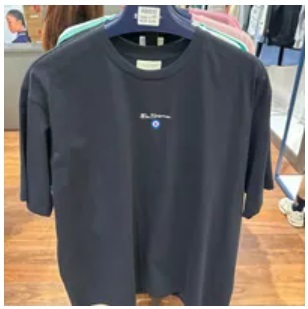 [S] BEN SHERMAN COMMON UNI LOGO SHORT SLEEVE T-SHIRT,NAVY, BNBTS217U-NAVY (SBS17)