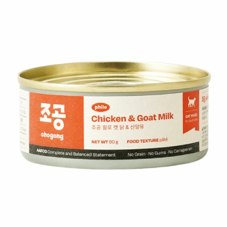 CHOGONG 朝貢-philo貓用主食罐【山羊奶雞】90g