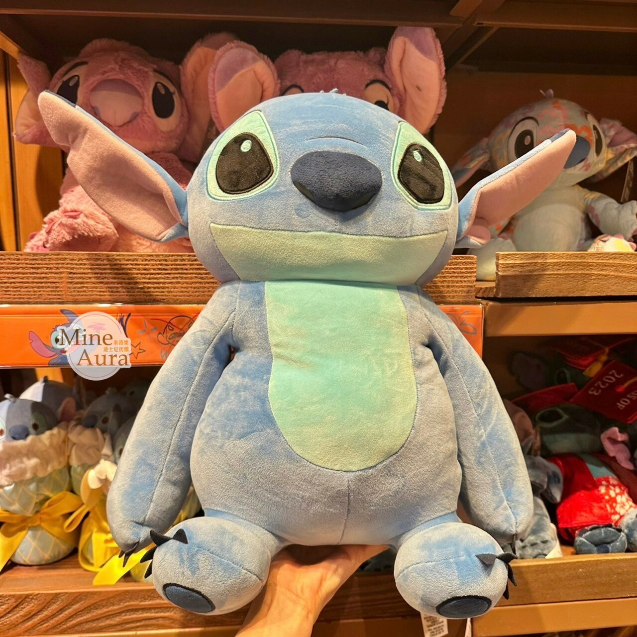 史迪奇 Stitch 陪你一起辦公 坐姿 娃娃 玩偶 星際寶貝 Lilo & Stitch -香港迪士尼樂園