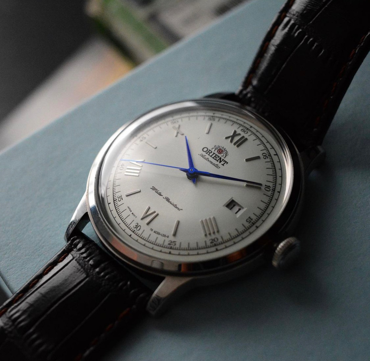 ORIENT 東方錶 Bambino V2 系列 皮帶款機械錶 TAC00009W0
