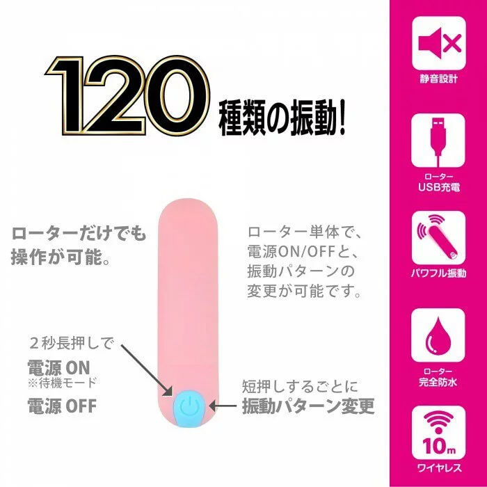 SSI Japan 無線遙控震蛋 Type-R 黑色