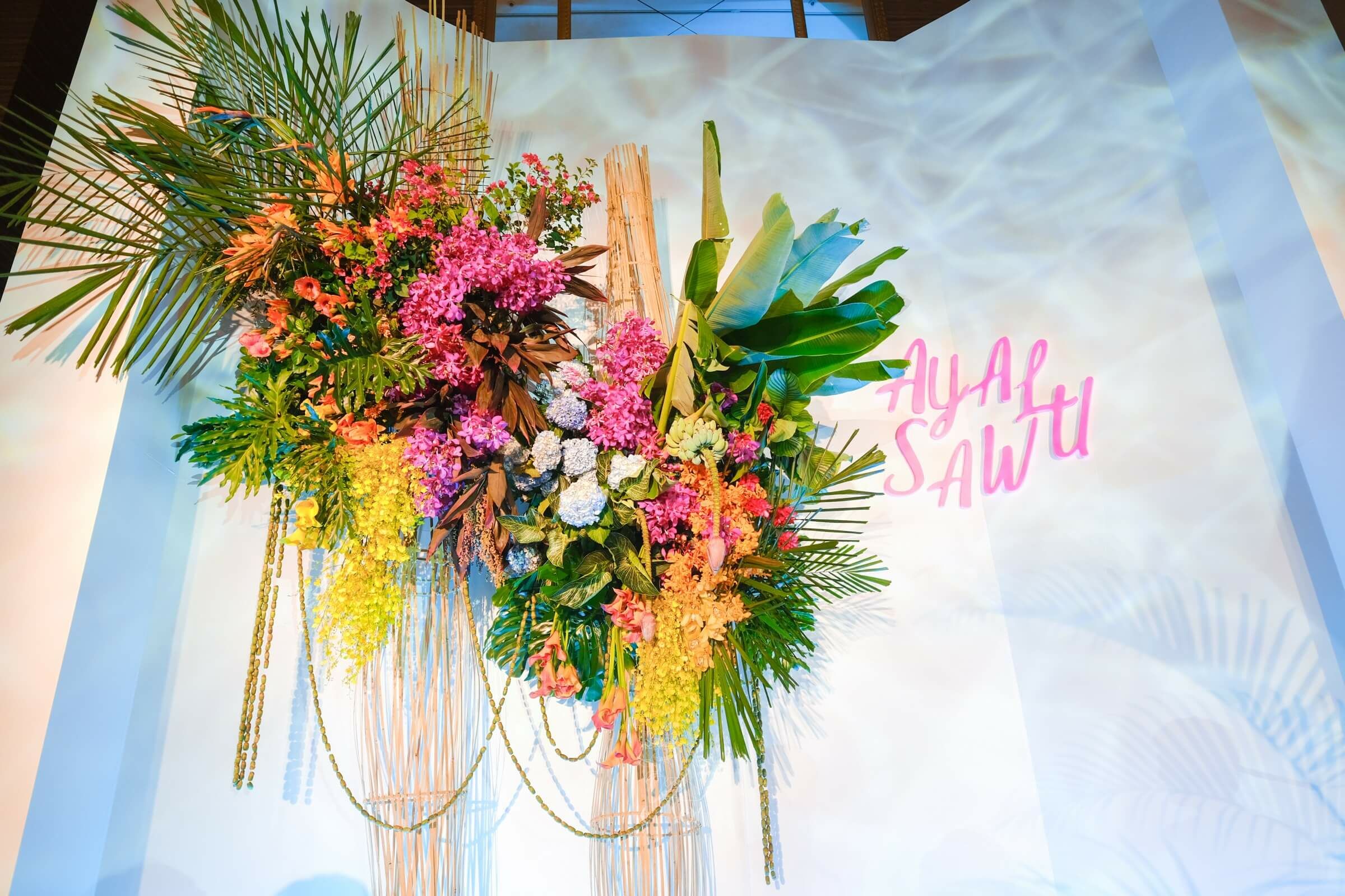 婚禮佈置｜巧偶花藝｜大直典華｜拍照區