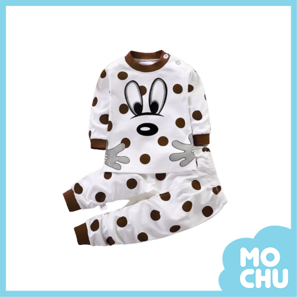 黑白狗圈圈家居服套裝