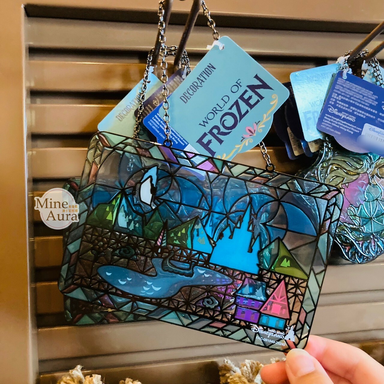 World of Frozen 限定 艾倫戴爾王國 馬賽克設計 造型 掛飾 擺飾品 冰雪奇緣 Frozen -香港迪士尼樂園