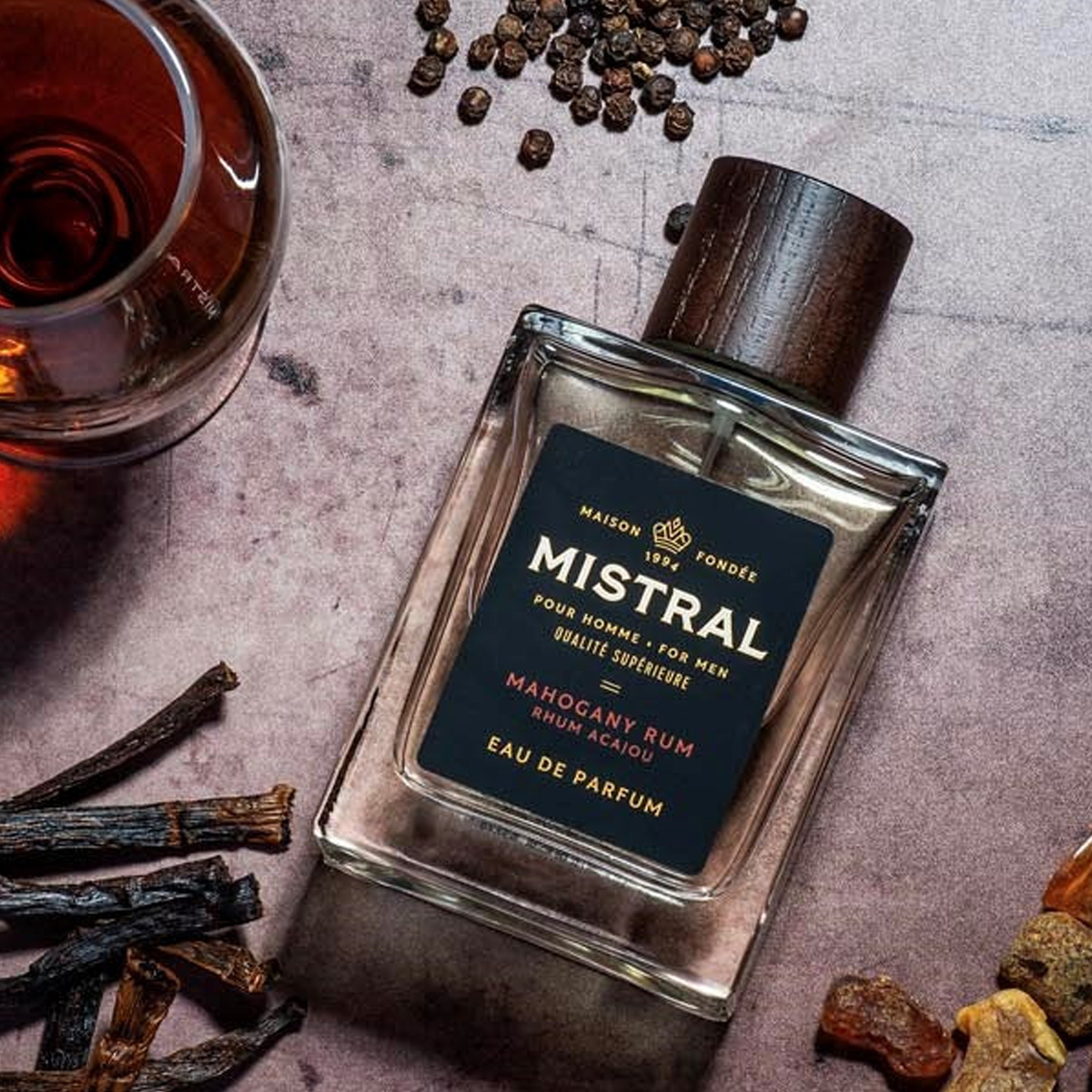 美國 Mistral - 桃花心木蘭姆酒 男性香水（Mahogany Rum）
