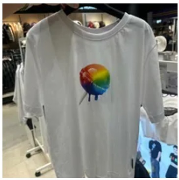 [S] DYSFUNCT RAINBOW CANDY T-SHIRT,WHITE, KT-RAINC WM (SDY70)