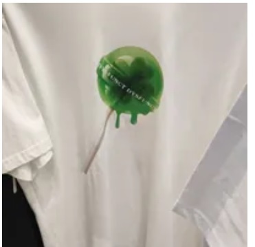 [S] DYSFUNCT CLOVER CANDY T-SHIRT,WHITE, T-CLOVERC WM (SDY71)